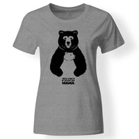 Macis női póló anyáknak és mamáknak ölelő medvékkel és átírható névvel