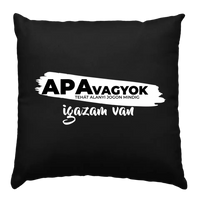 Mindig igazam van szerkeszthető fekete párna