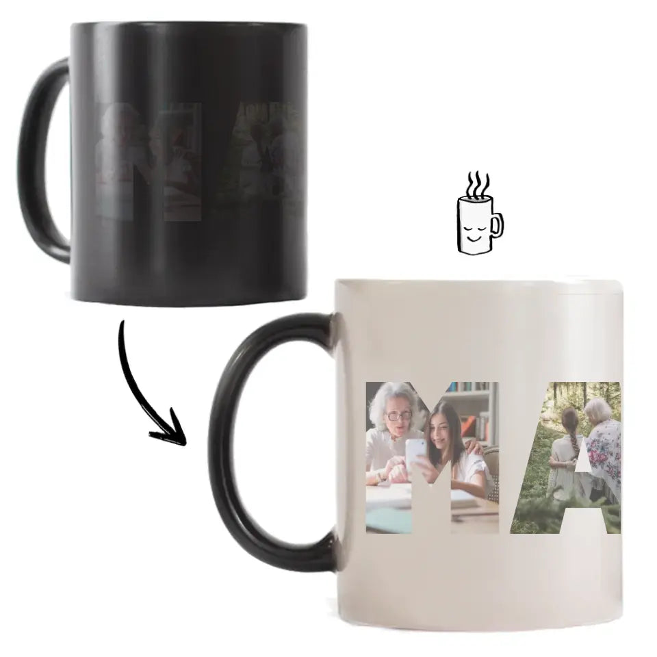 Mama feliratos bögre képekkel