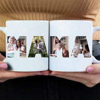 Mama feliratos bögre képekkel