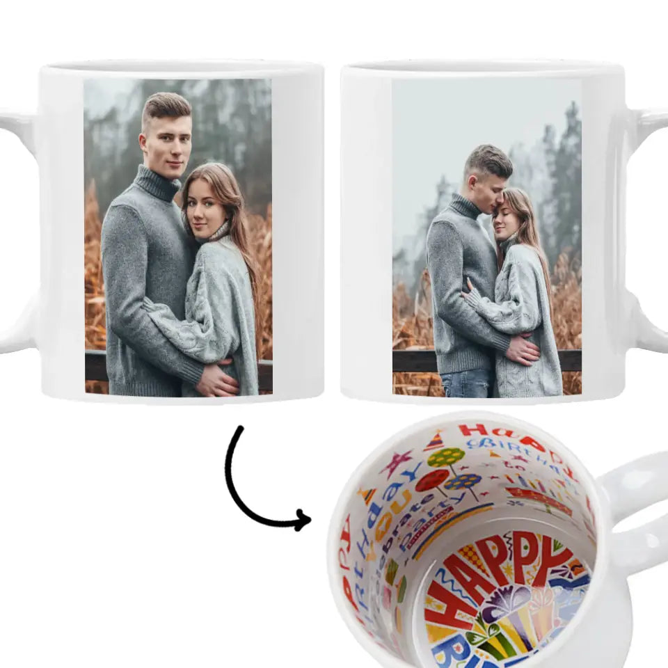 Egyedi fényképes bögre 2 képpel