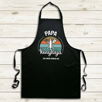 Papa konyhája fekete kötény