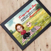 Egyedi ajándék anyukáknak - Szerkeszthető karakteres Te vagy a legjobb Anya falikép