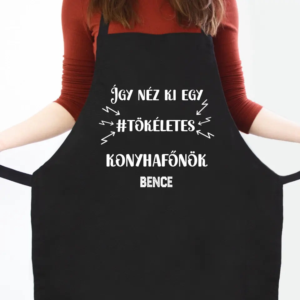 Így néz ki egy tökéletes.. fekete kötény