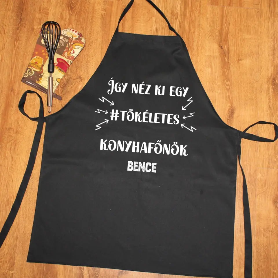 Így néz ki egy tökéletes.. fekete kötény