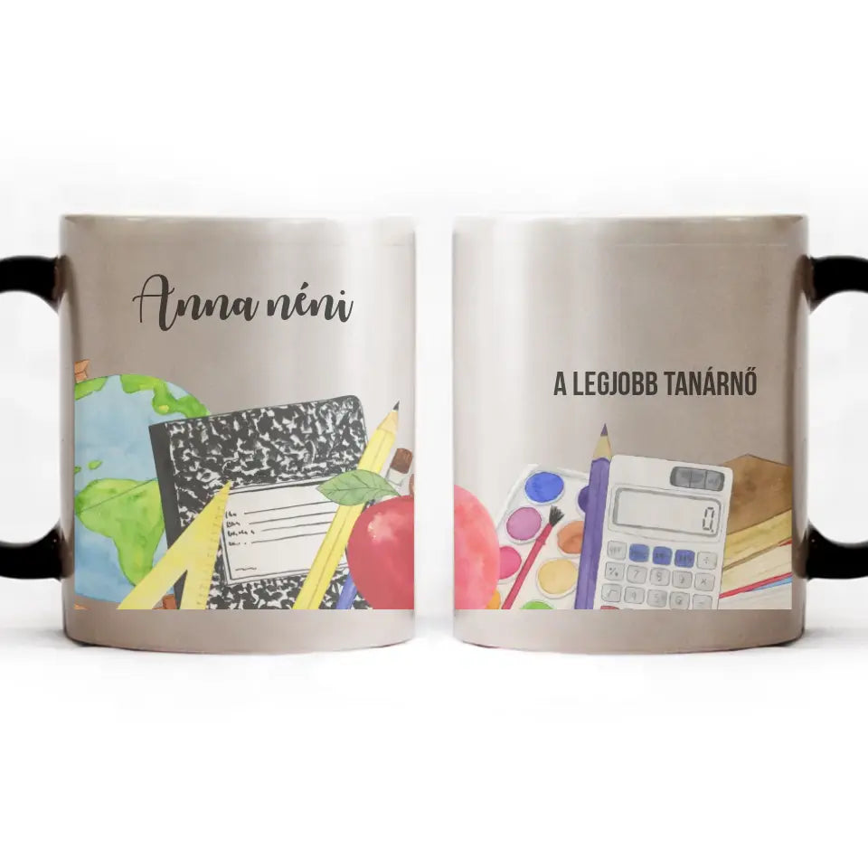 A legjobb tanár egyedi bögre névvel