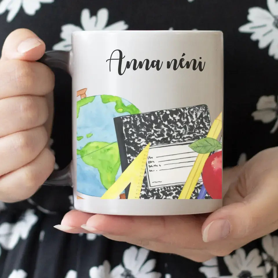 A legjobb tanár egyedi bögre névvel