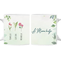 A Mama kertje egyedi neves bögre Nagymamáknak