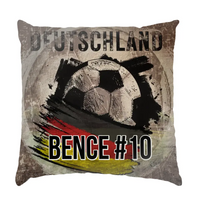EB 2024 Németország focis ajándék párna - egyedi névvel