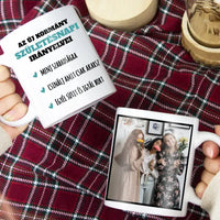 Születésnapi irányelvek vicces szülinapi egyedi képes bögre