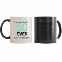 Egyedi születésnapi bögre 50. születésnapra