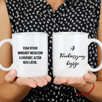 Egyedi feliratos bögre
