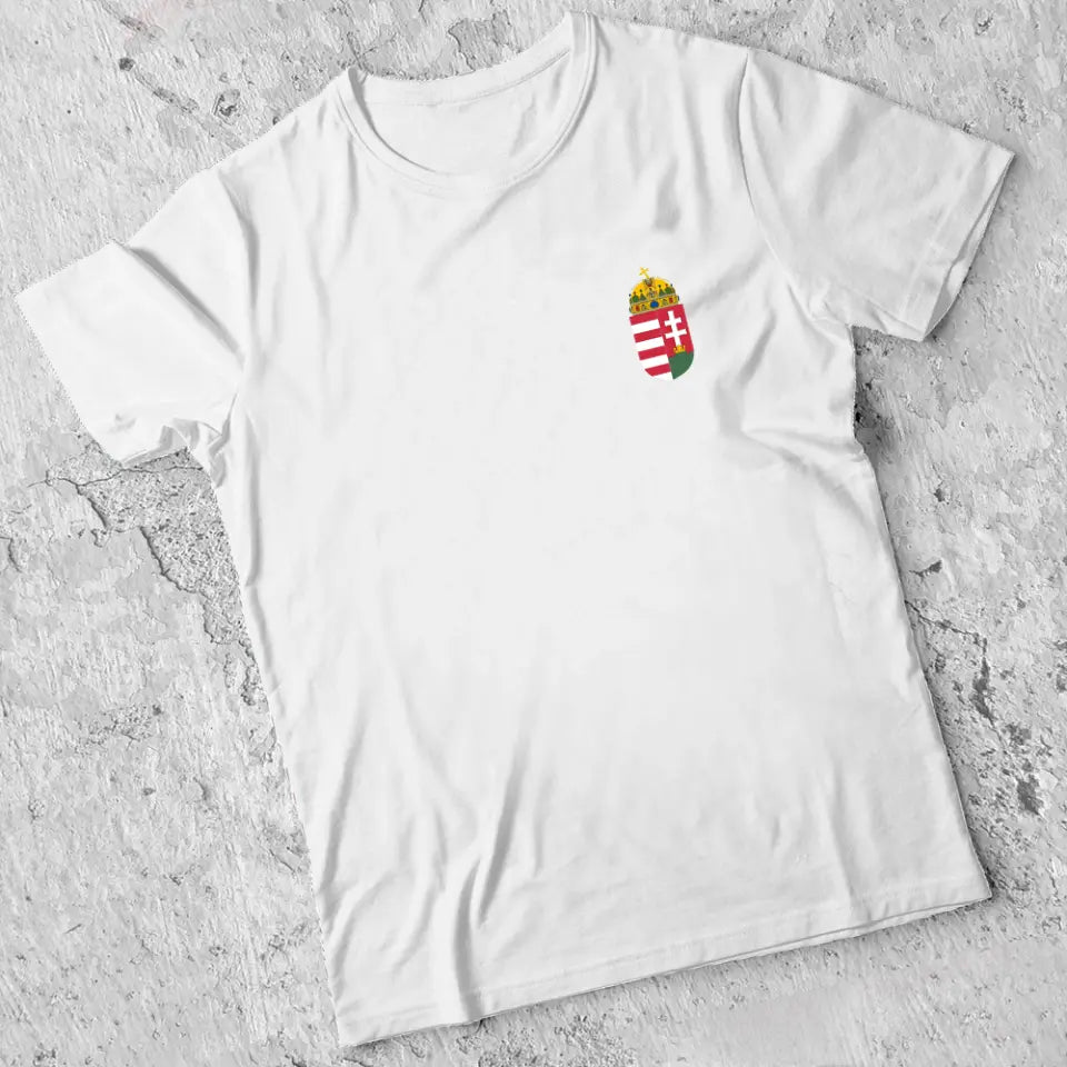 Egyedi magyar mez póló szerkeszthető névvel és számmal