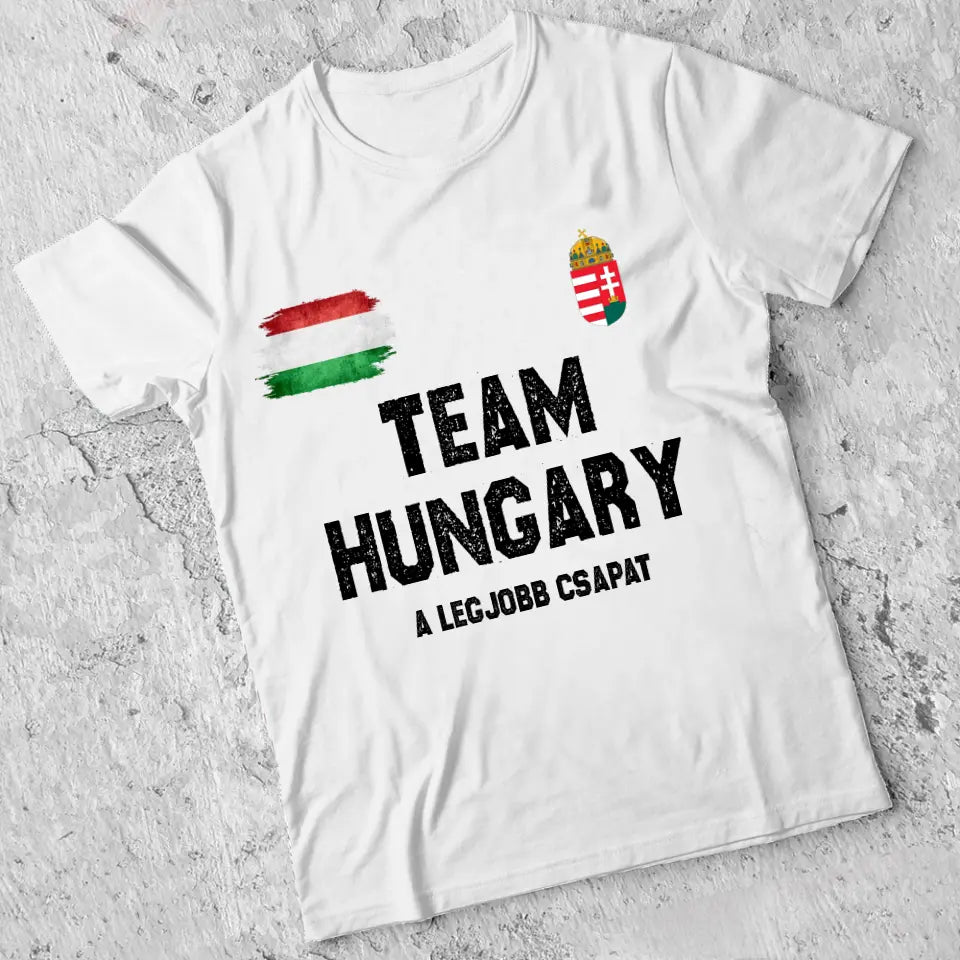 Team Hungary focis szurkolói mez póló