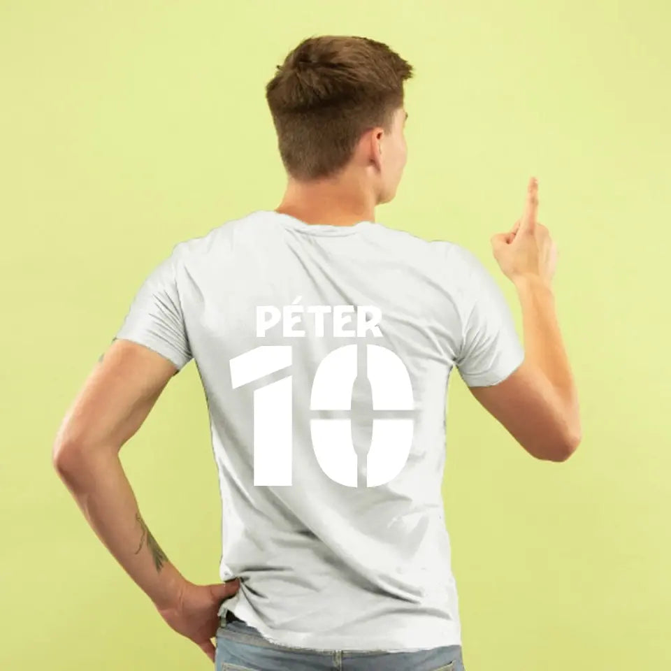 Hungary magyar mez póló zászlóval és számmal