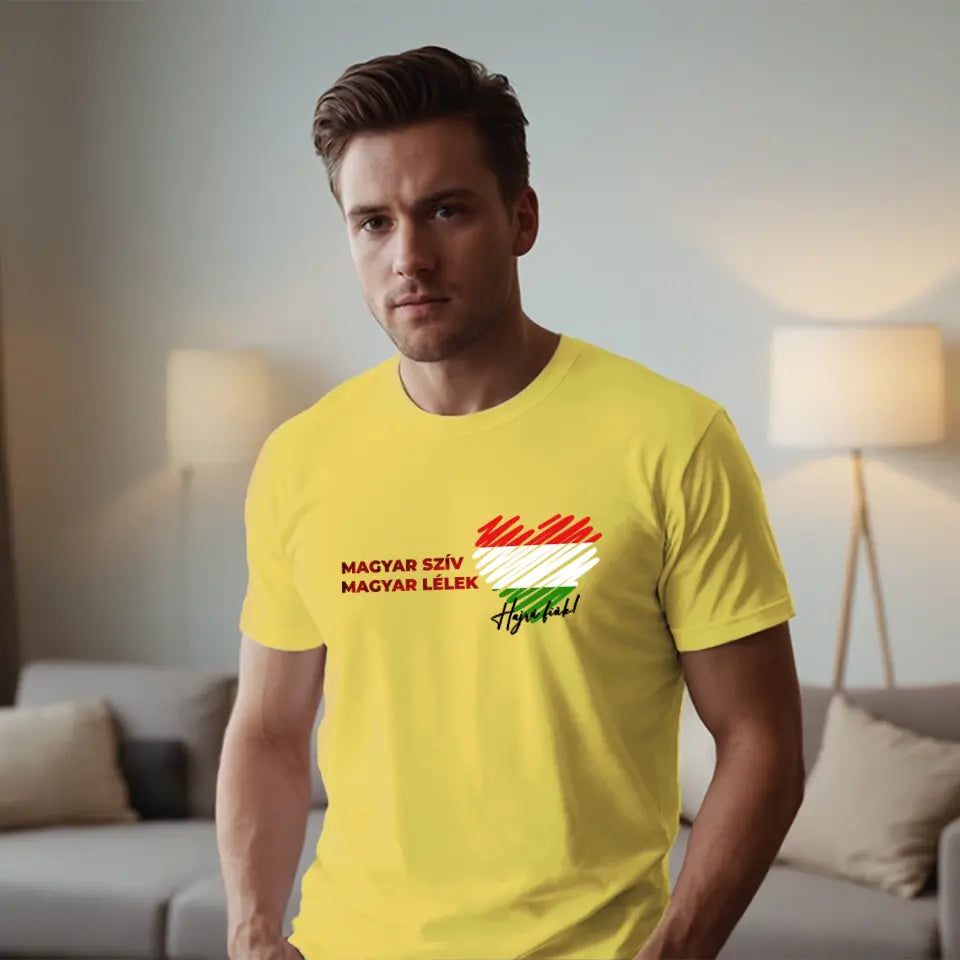 Magyar szív magyar lélek férfi póló