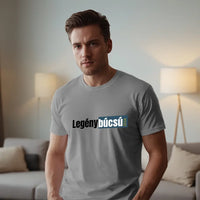Szerkeszthető Legénybúcsú feliratos póló férfiaknak