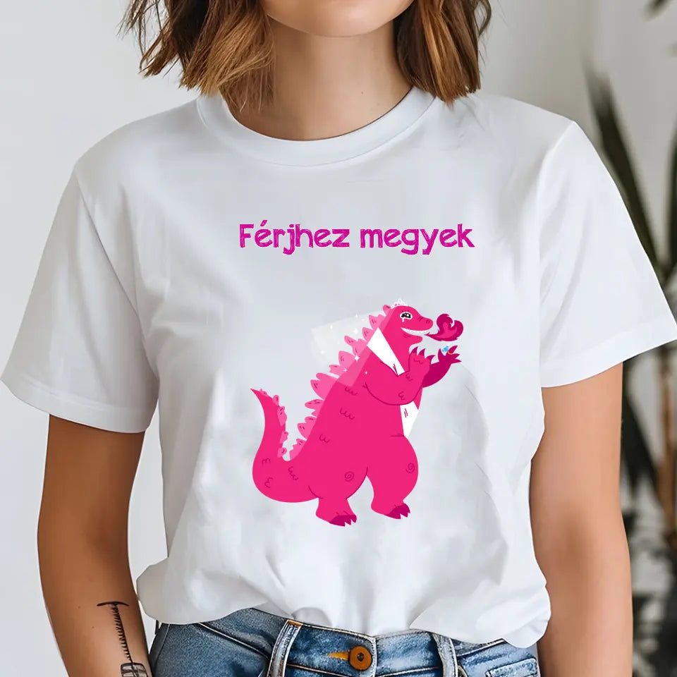Póló lánybúcsúra fehér