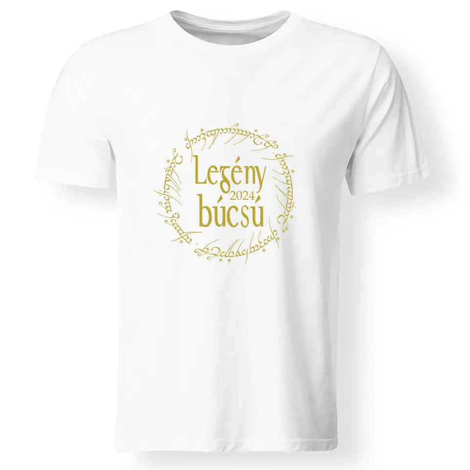 Lord of the Rings szerkeszthető Legénybúcsús ajándék póló