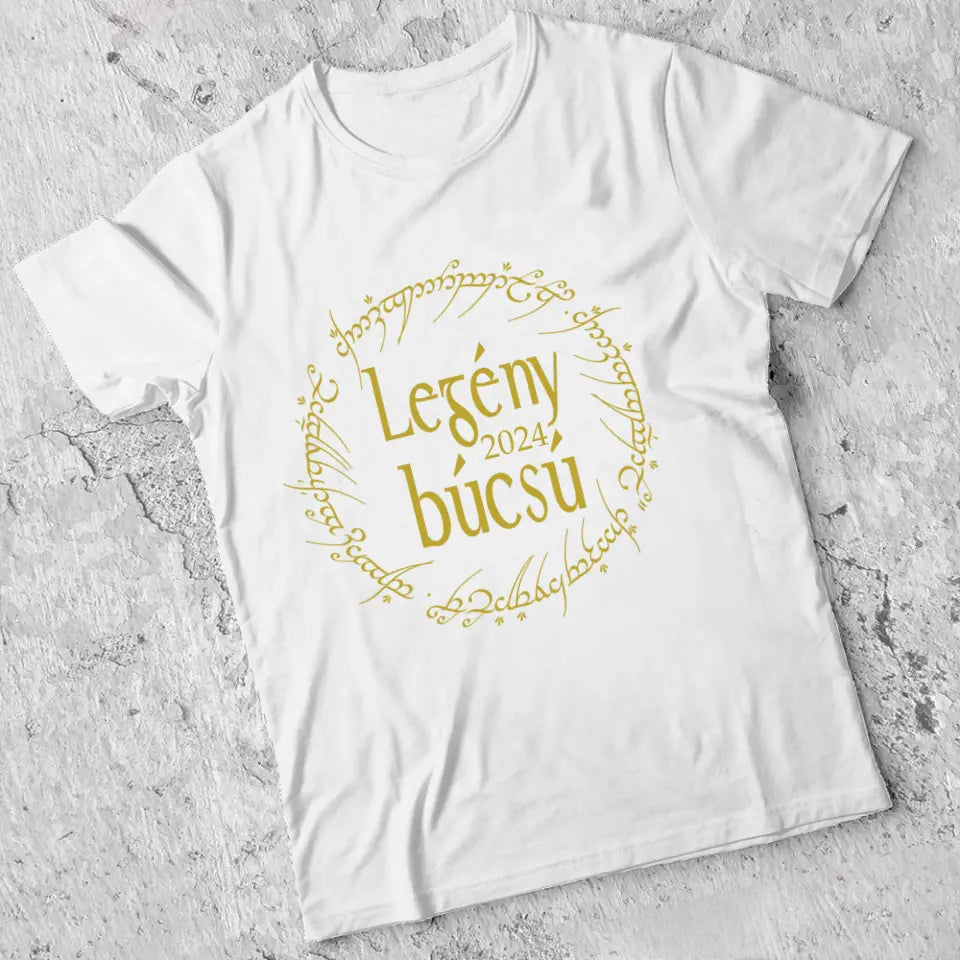 Lord of the Rings szerkeszthető Legénybúcsús ajándék póló