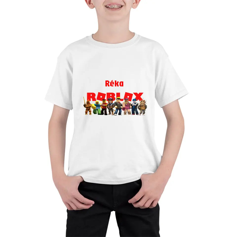 Roblox harcos póló gyerekeknek