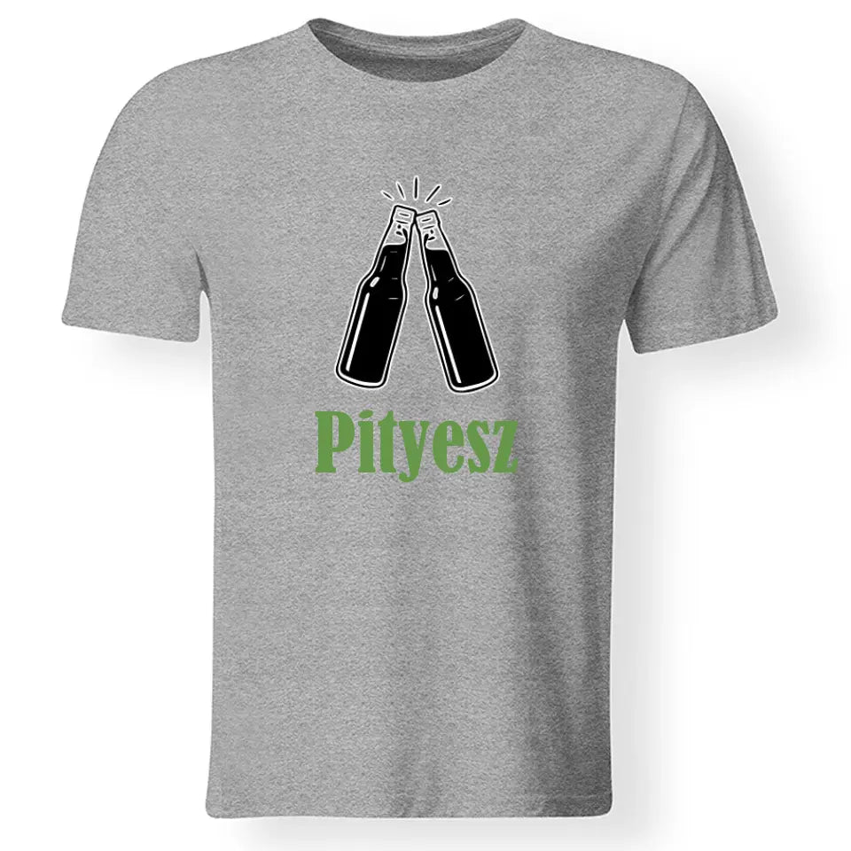 Névre szóló szerkeszthető sörös póló Legénybúcsúra az egész csapatnak