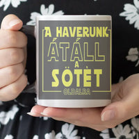 A haverunk átáll a sötét oldalra - egyediképes ajándék bögre Legénybúcsúra