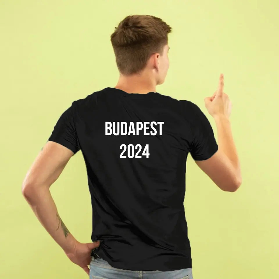 Legénybúcsú folyamatban szerkeszthető feliratos póló