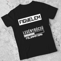 Legénybúcsú folyamatban szerkeszthető feliratos póló