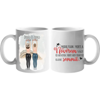 Legjobb testvérek és barátnők bögre