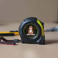 Egyedi mérőszalag szerkeszthető nagypapa karakterrel