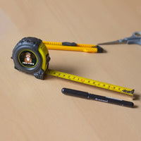 Egyedi mérőszalag szerkeszthető nagypapa karakterrel