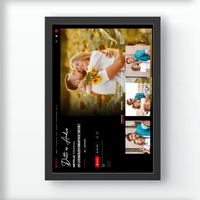 Netflix stílusú Valentin napi falikép pároknak