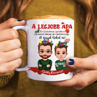 A tökéletes karácsonyi ajándékot kerestem bögre Apa fia karakterekkel