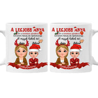 A tökéletes karácsonyi ajándékot kerestem bögre Anya fia karakterekkel