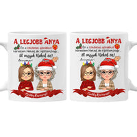 A tökéletes karácsonyi ajándékot kerestem bögre Anya lánya karakterekkel