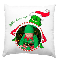 Grincs párna egyedi képpel