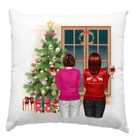 Karácsonyi legjobb barátnős párna