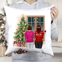 Karácsonyi legjobb barátnős párna