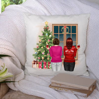 Karácsonyi legjobb barátnős párna