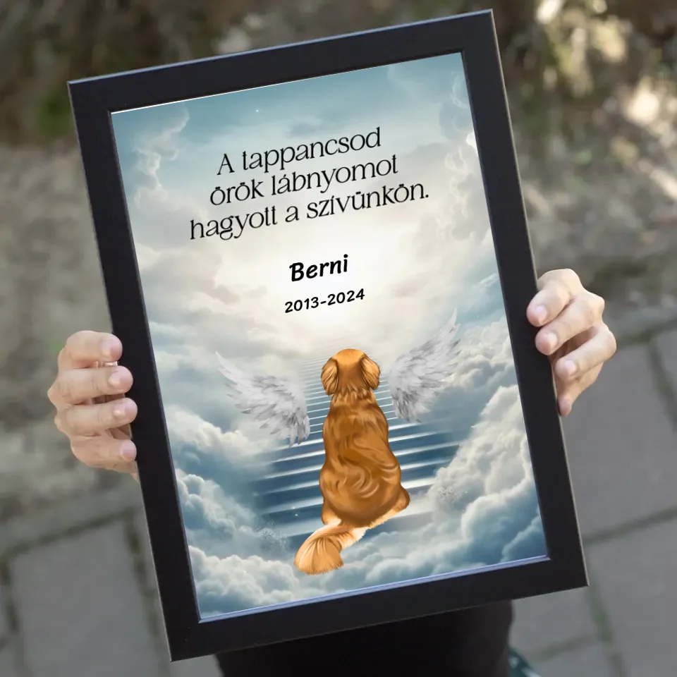 Örök tappancsnyom falikép 