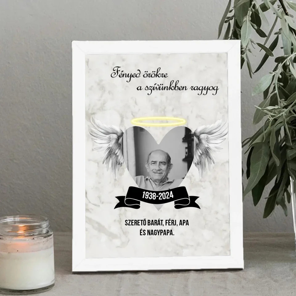 Fényed örökre ragyog falikép