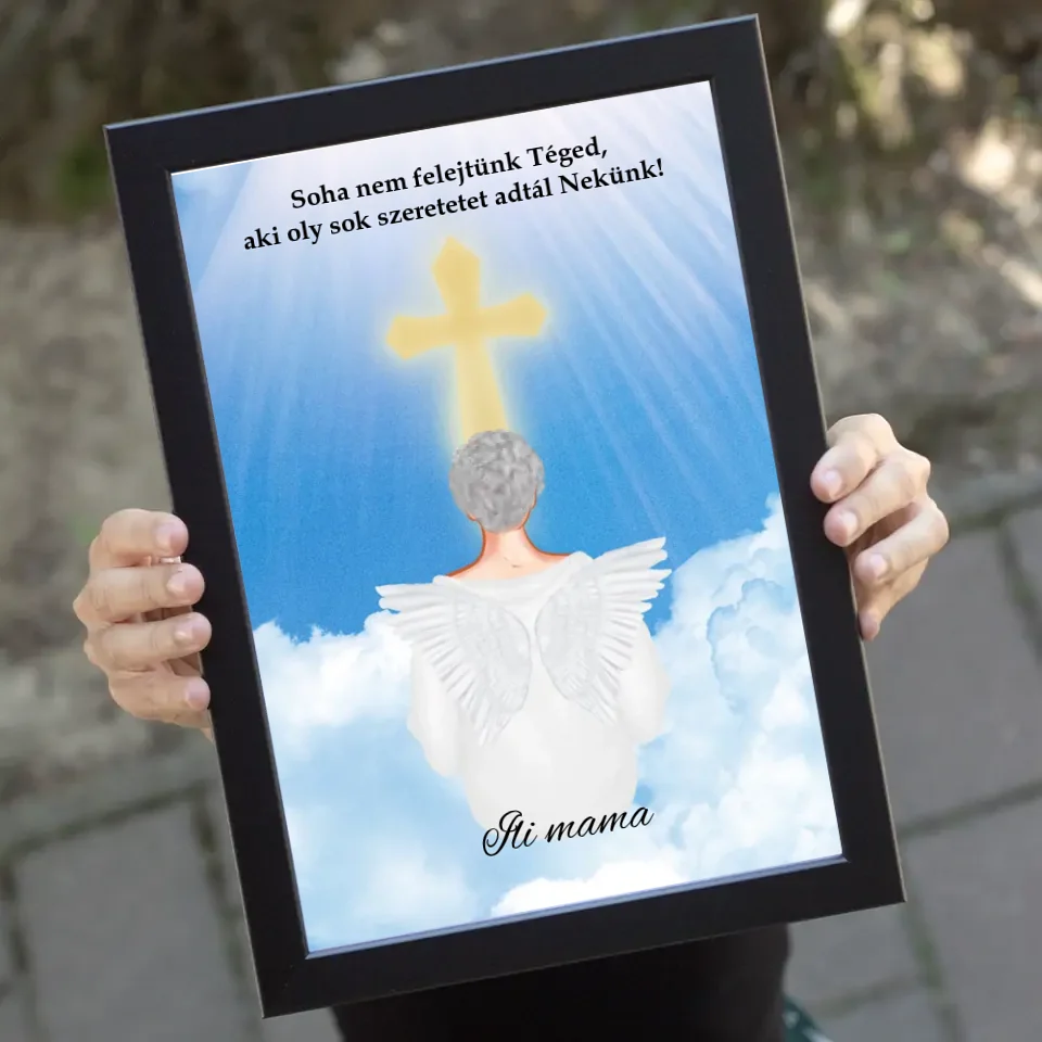 Soha nem felejtünk falikép választható karakterrel