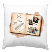 Emlékedre könyves párna egyedi képekkel
