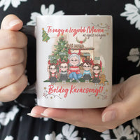  Egyedi ajándék nagymamáknak - Boldog karácsonyt bögre cuki karakterekkel