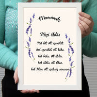 Háziáldás falikép