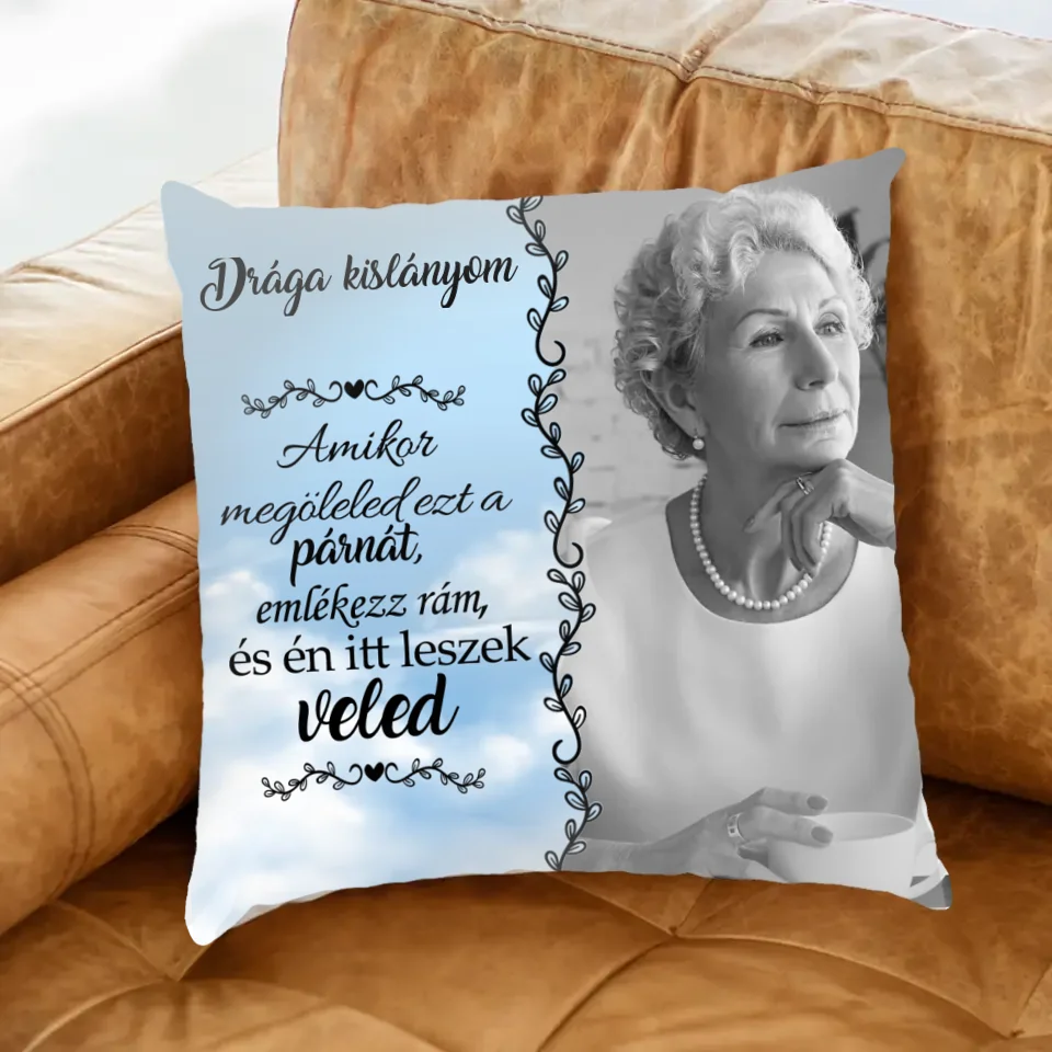 Megemlékezős fullprint párna egyedi 