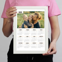 Egyedi képes falinaptár 2025 ajándék falikép