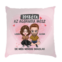 Az agyamra mész cuki karakteres telinyomatos párna