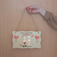 Vicces egyedi feliratos Valentin napi dísztábla